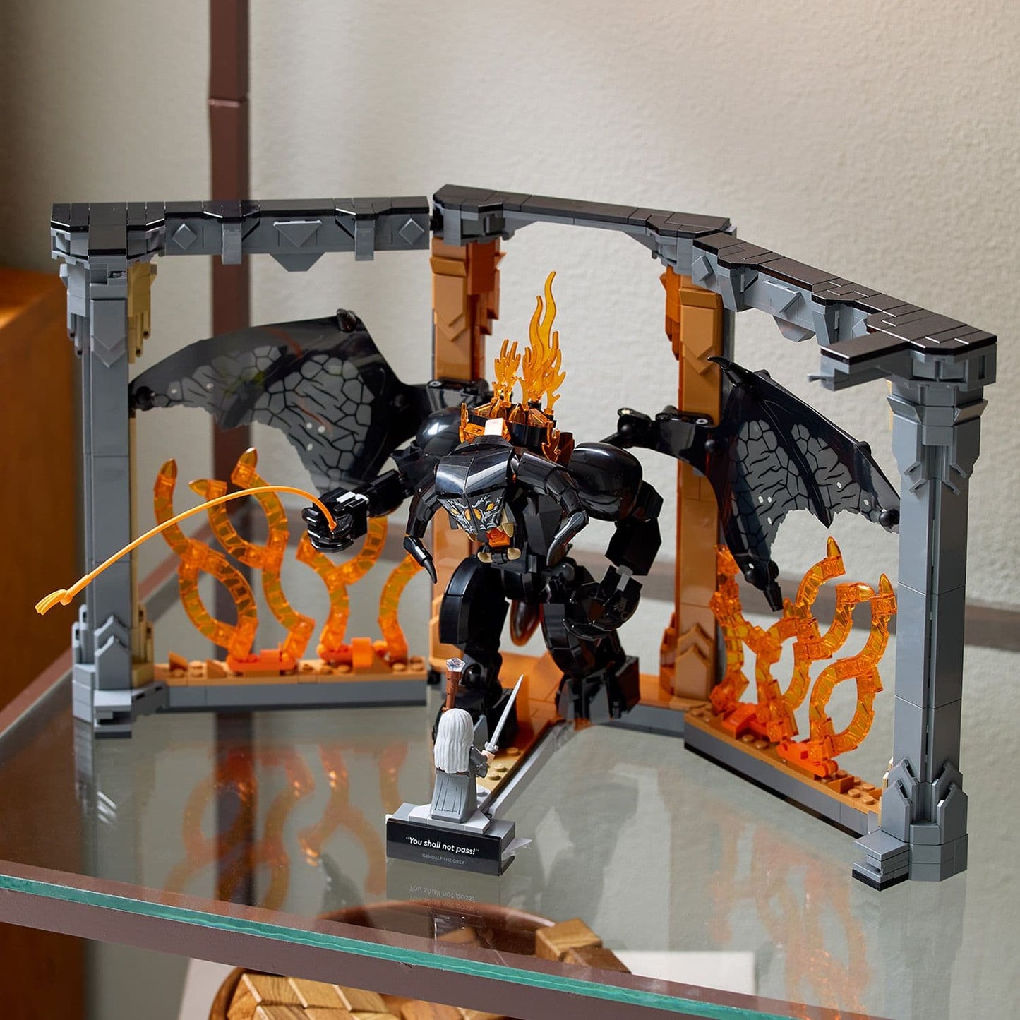 Lego Icons 10367 The Lord of the Rings: Balrog Book Nook for Ages 18+ - Glamorous Boutique