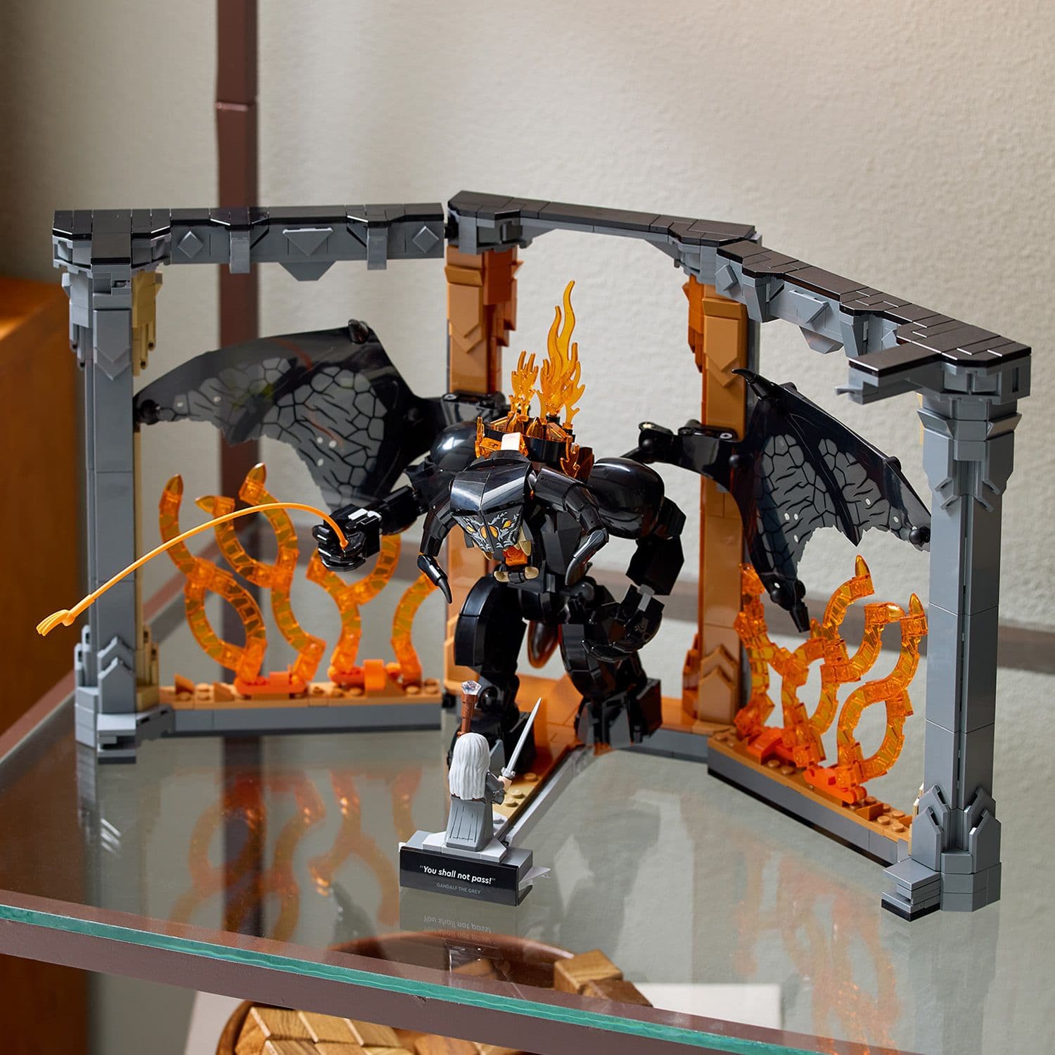 Lego Icons 10367 The Lord of the Rings: Balrog Book Nook for Ages 18+ - Glamorous Boutique