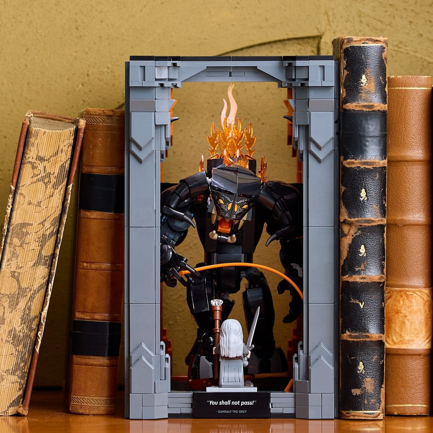 Lego Icons 10367 The Lord of the Rings: Balrog Book Nook for Ages 18+ - Glamorous Boutique