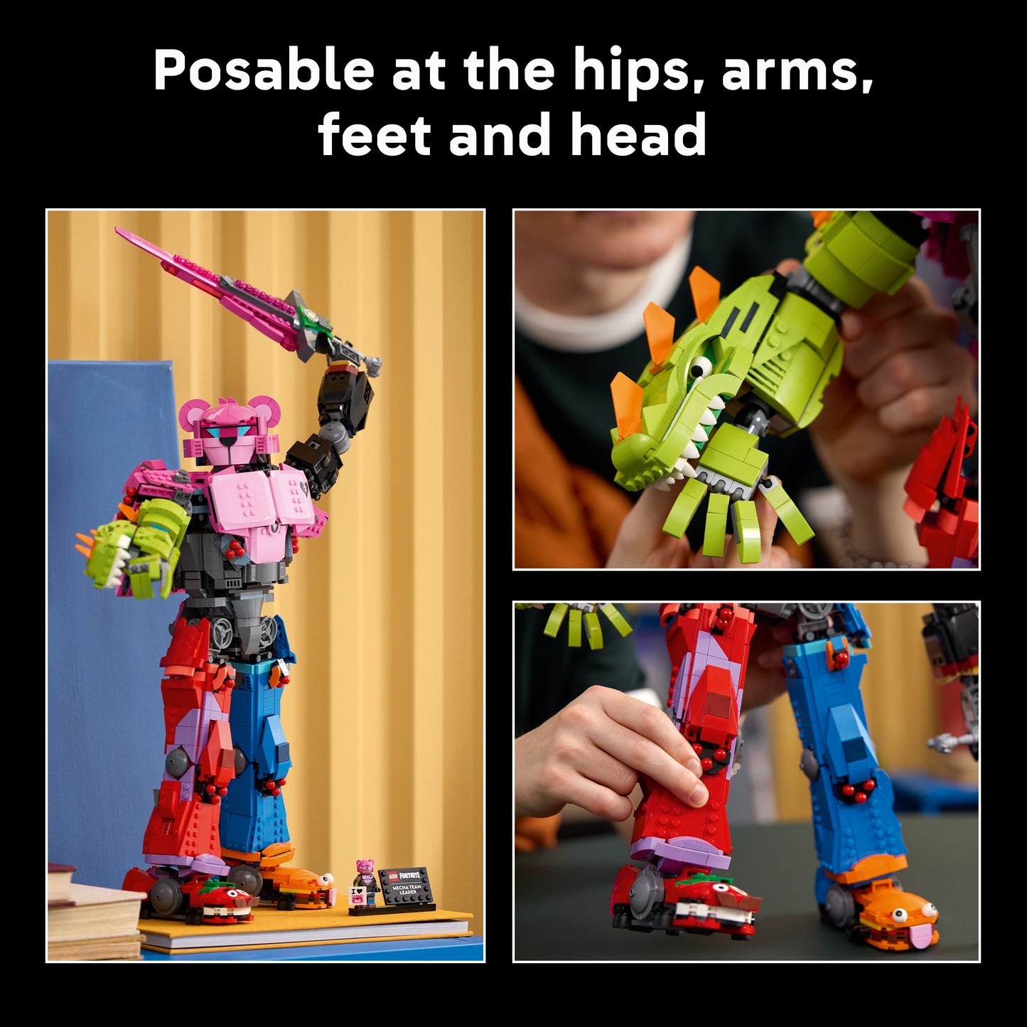 Lego Fortnite 77078 Mecha Team Leader Collectable for Adults Ages 18+ - Glamorous Boutique