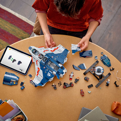 Lego Marvel 76325 Avengers: Age of Ultron Quinjet for Ages 12 and Up - Glamorous Boutique