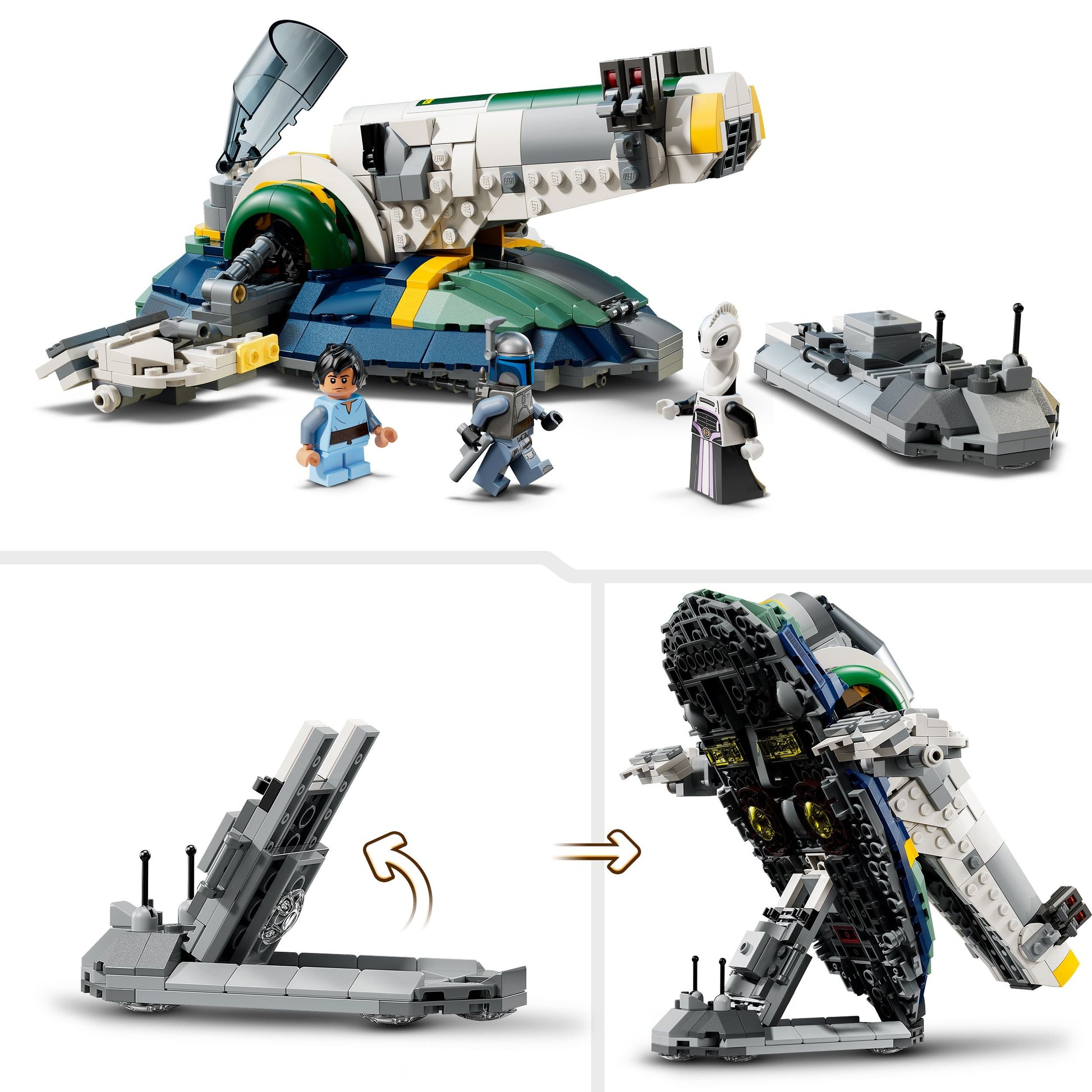 Lego Star Wars 75433 Jango Fett's Starship Buildable Playset for Ages 9+ - Glamorous Boutique