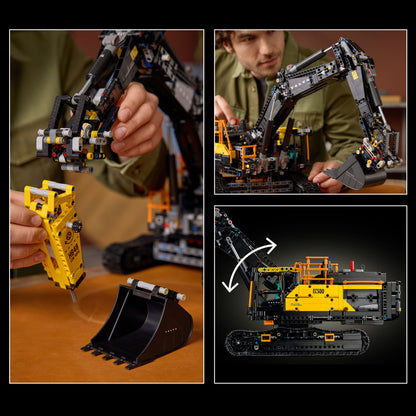 Lego Technic 42215 Volvo EC500 Hybrid Excavator for Adults Ages 18+ - Glamorous Boutique