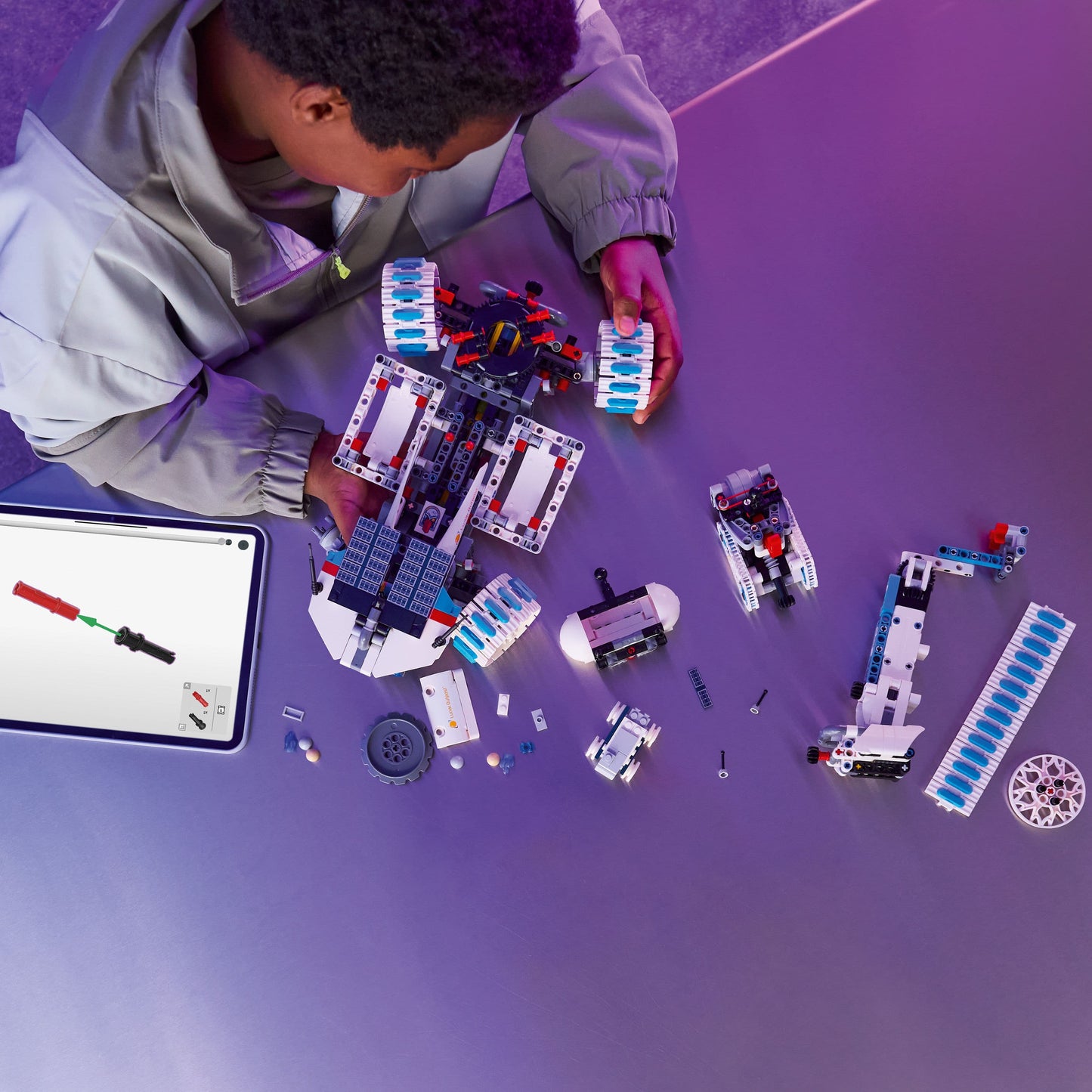 Lego Technic 42211 Lunar Outpost Moon Rover Space Vehicle for Ages 10+ - Glamorous Boutique