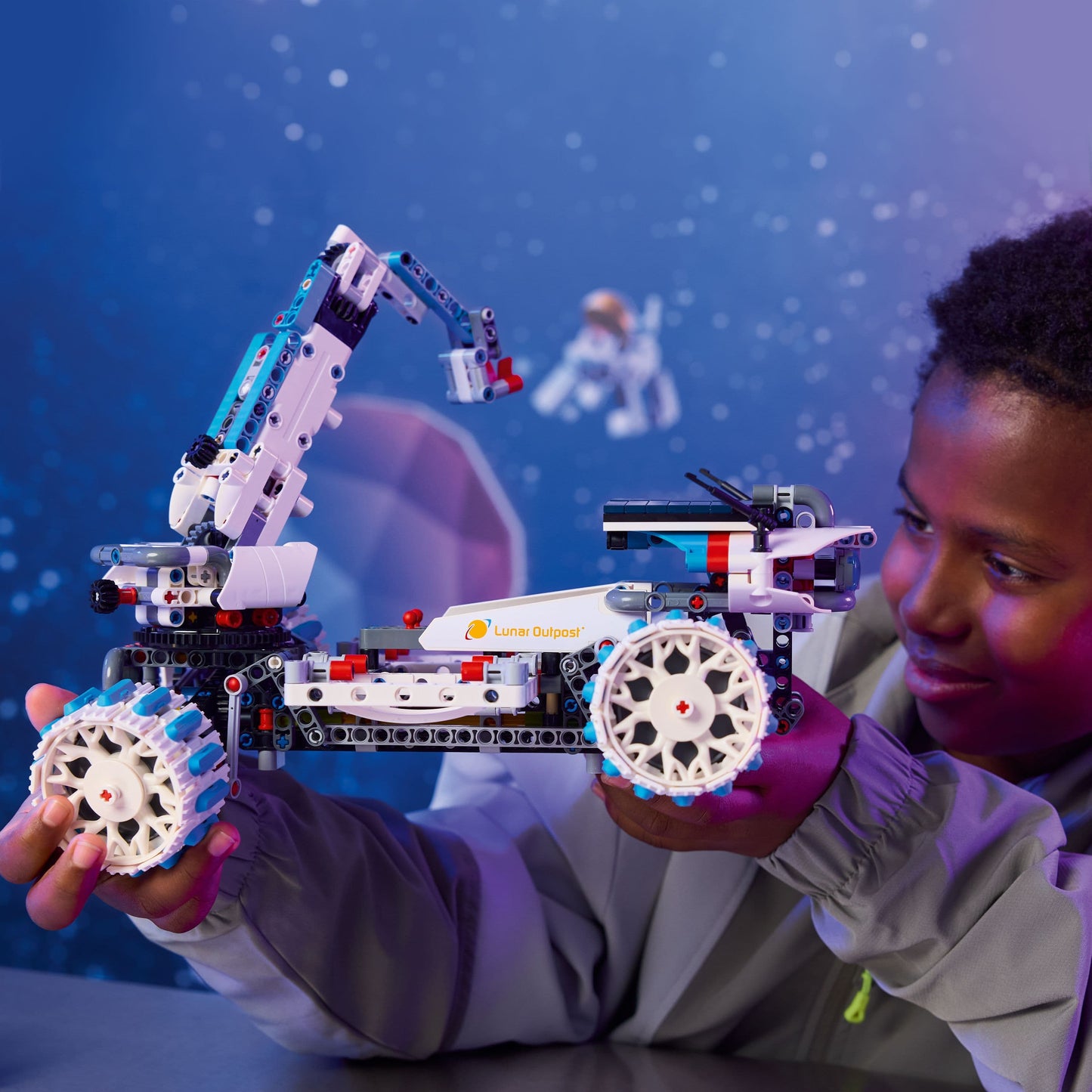 Lego Technic 42211 Lunar Outpost Moon Rover Space Vehicle for Ages 10+ - Glamorous Boutique