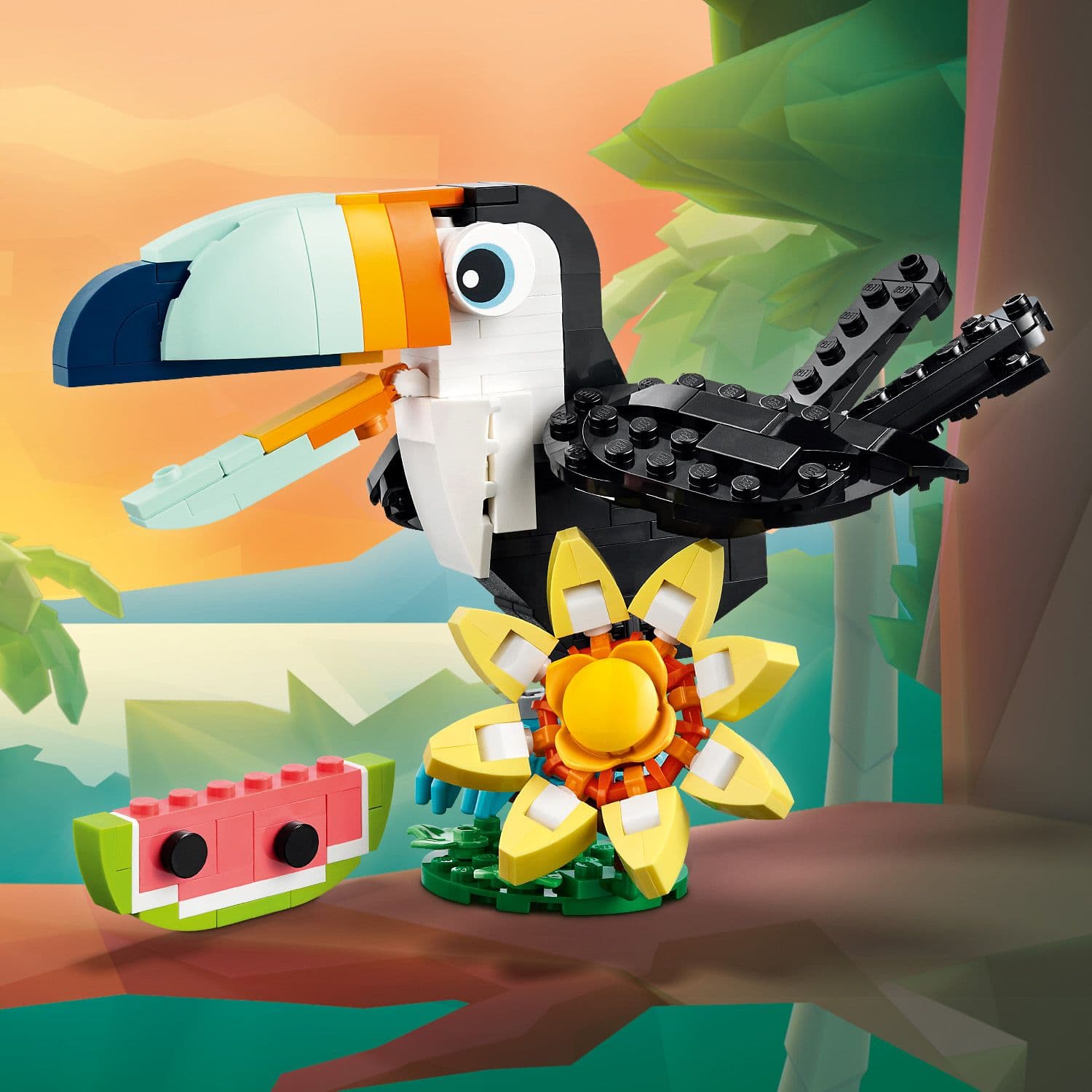 Lego Creator 3 in 1 31173 Wild Animals: Tropical Toucan for Age 7 & Up - Glamorous Boutique