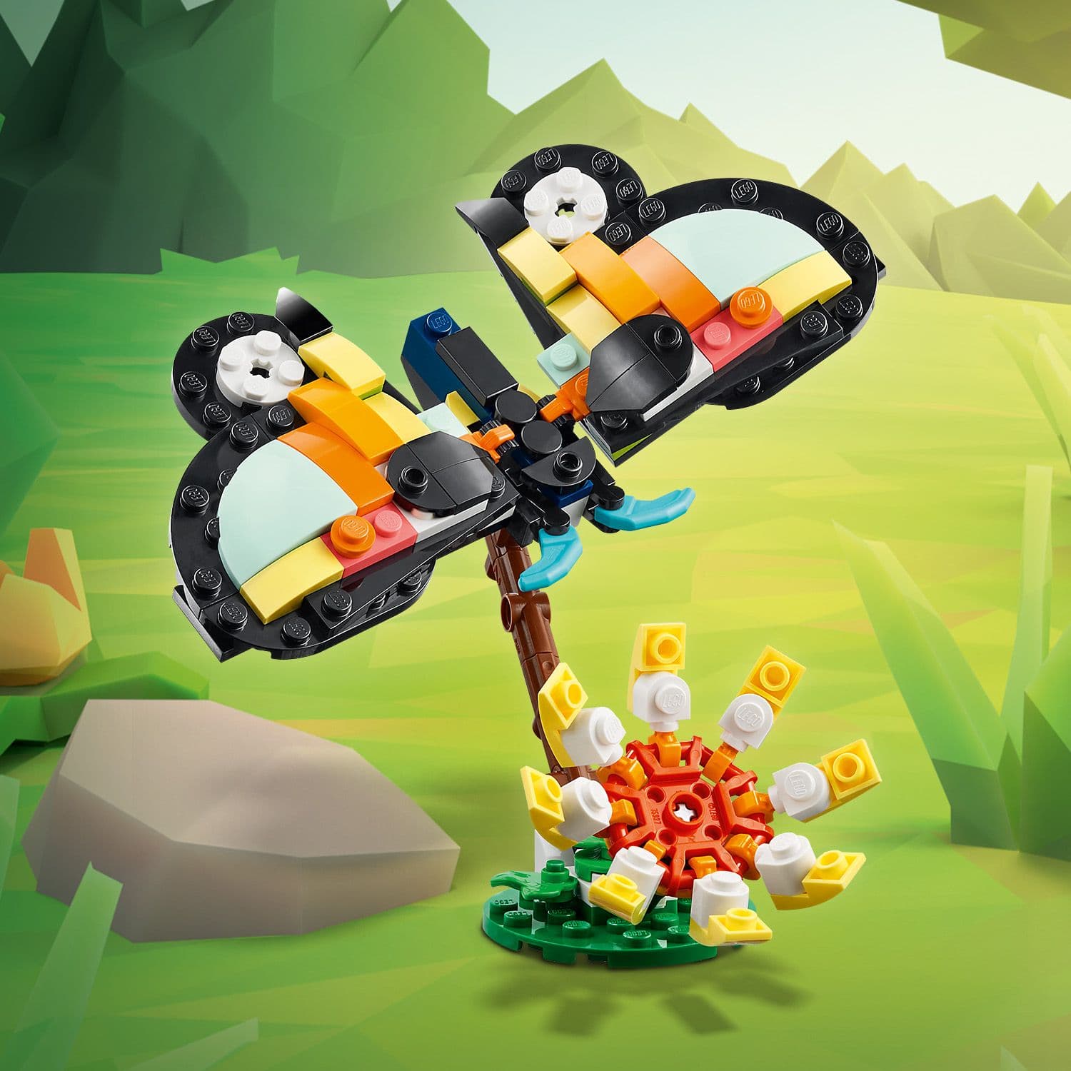 Lego Creator 3 in 1 31173 Wild Animals: Tropical Toucan for Age 7 & Up - Glamorous Boutique