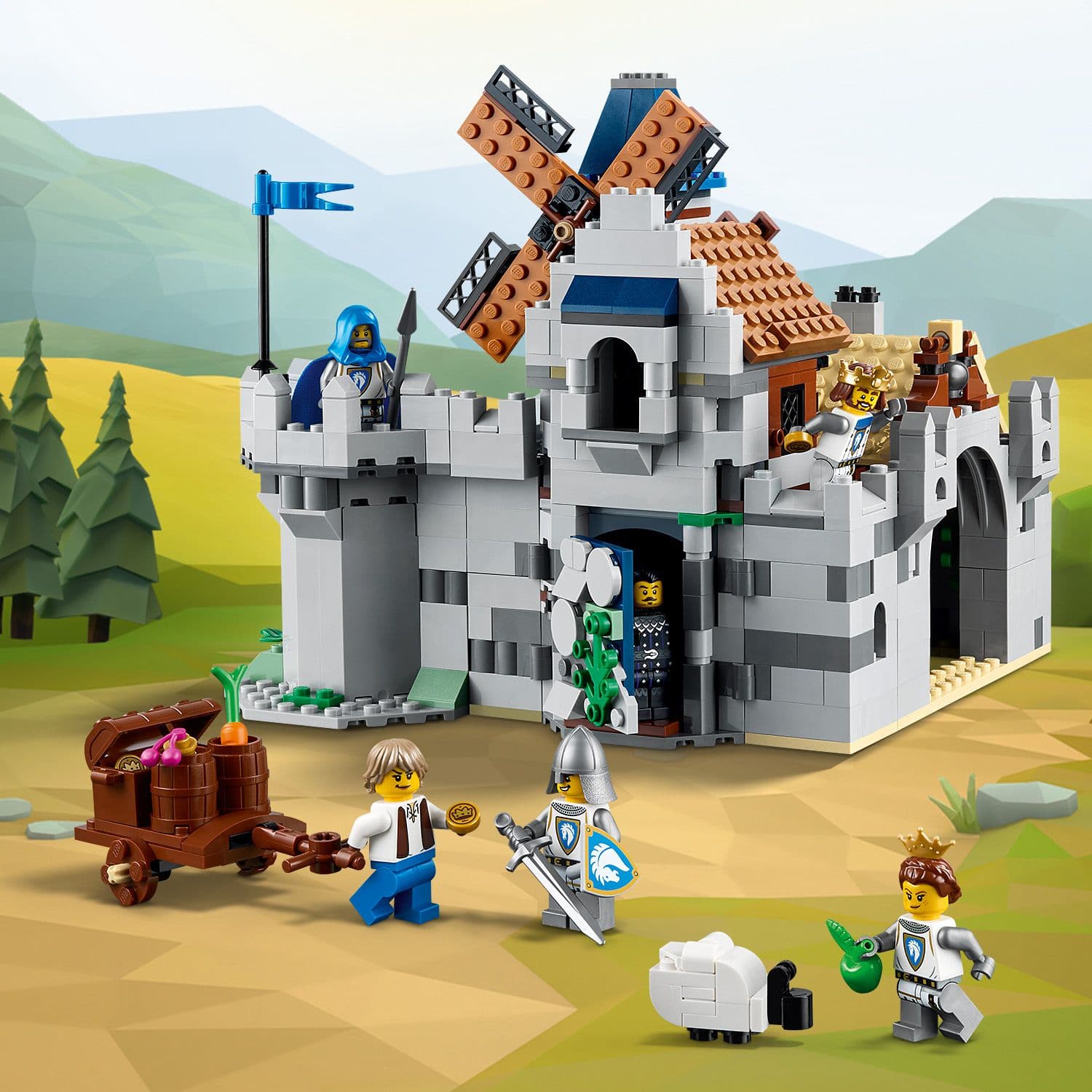Lego Creator 3 in 1 31168 Medieval Horse Knight Castle for Ages 9 & Up - Glamorous Boutique