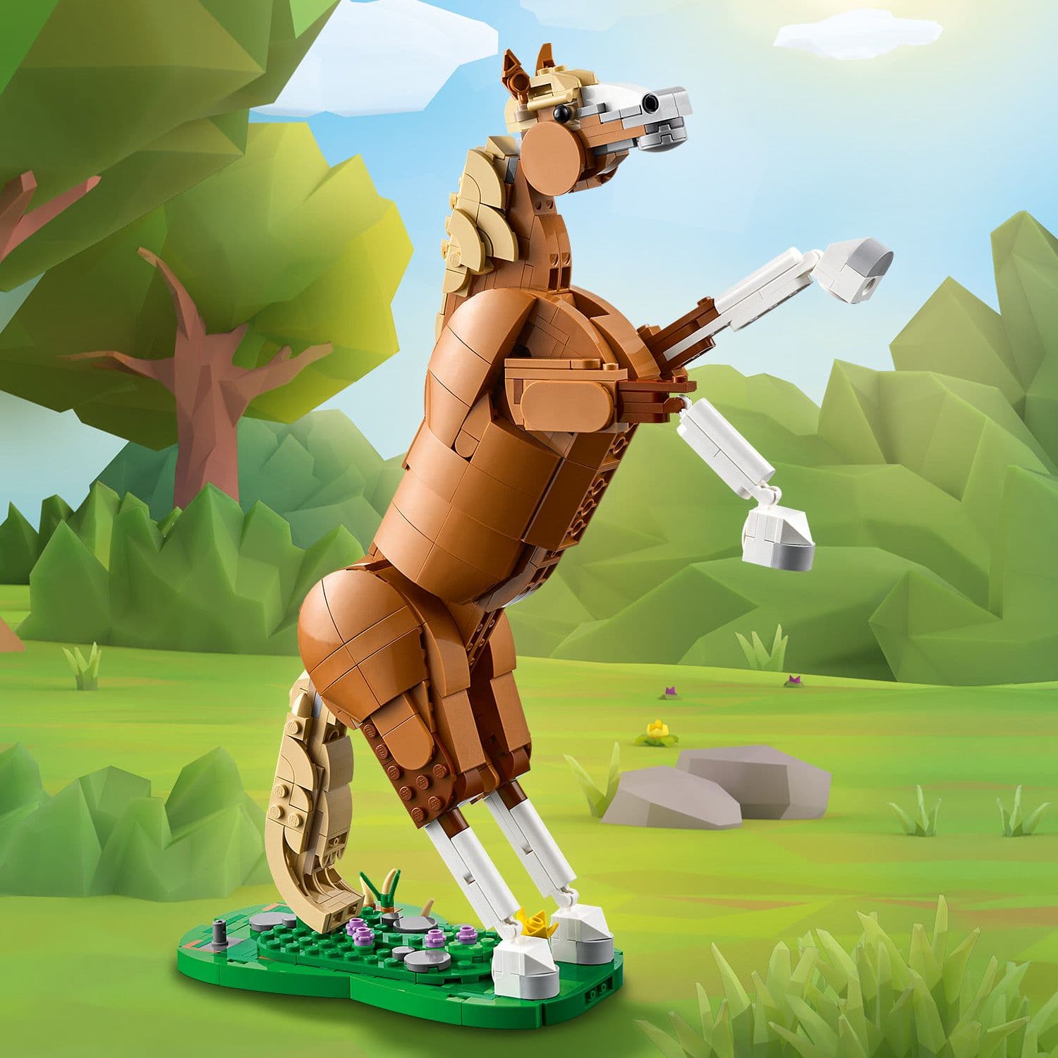 Lego Creator 3 in 1 31166 Beautiful Horse Rebuildable Set for Ages 9+ - Glamorous Boutique