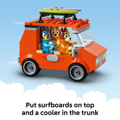 Lego Bluey 11202 Bluey's Beach & Family Car Trip for Children Ages 4+ - Glamorous Boutique