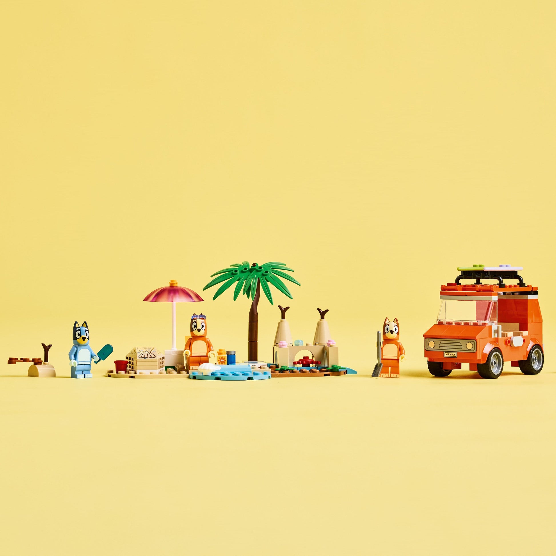 Lego Bluey 11202 Bluey's Beach & Family Car Trip for Children Ages 4+ - Glamorous Boutique