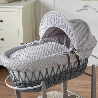 Wicker Moses Basket - Glamorous Boutique