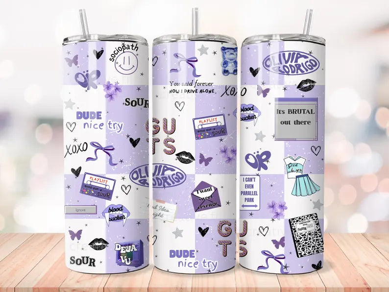 OR music inspired tumbler - Glamorous Boutique