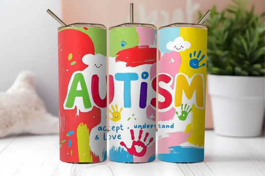 Autism tumbler - Glamorous Boutique
