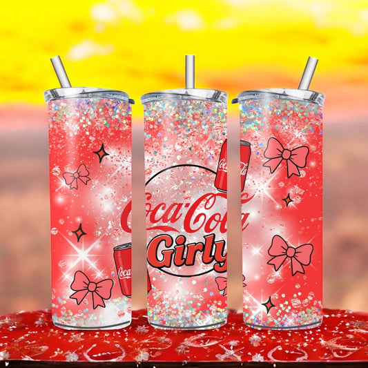 C girly 20oz tumbler - Glamorous Boutique