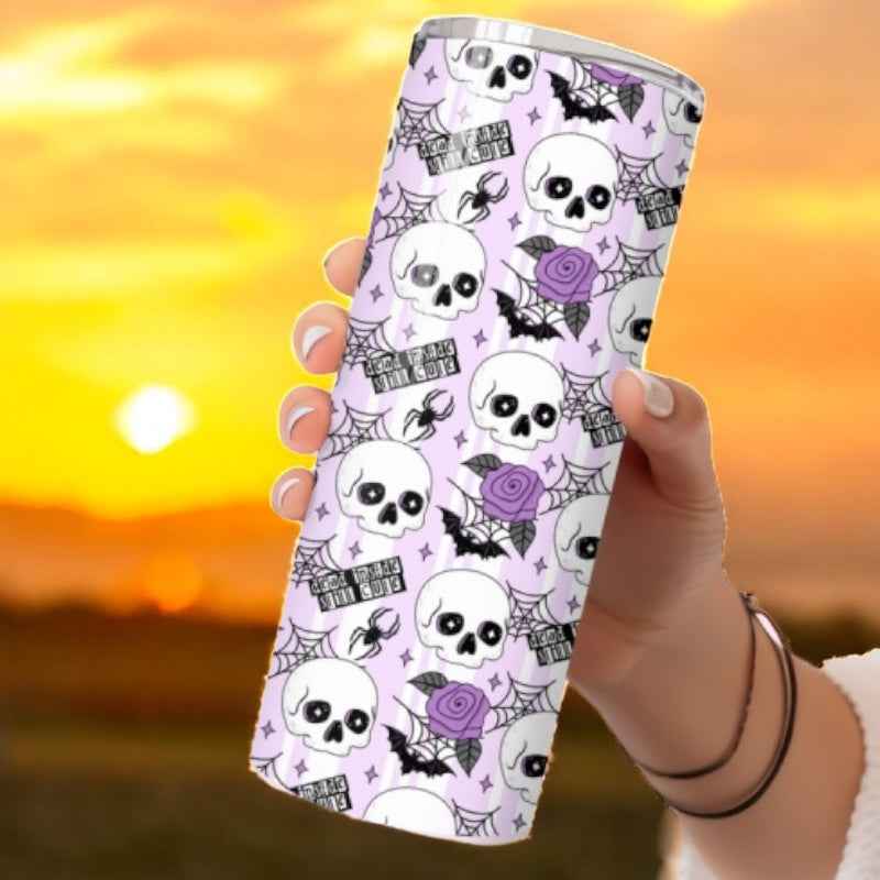 Dead inside but still cute 20oz tumbler - Glamorous Boutique
