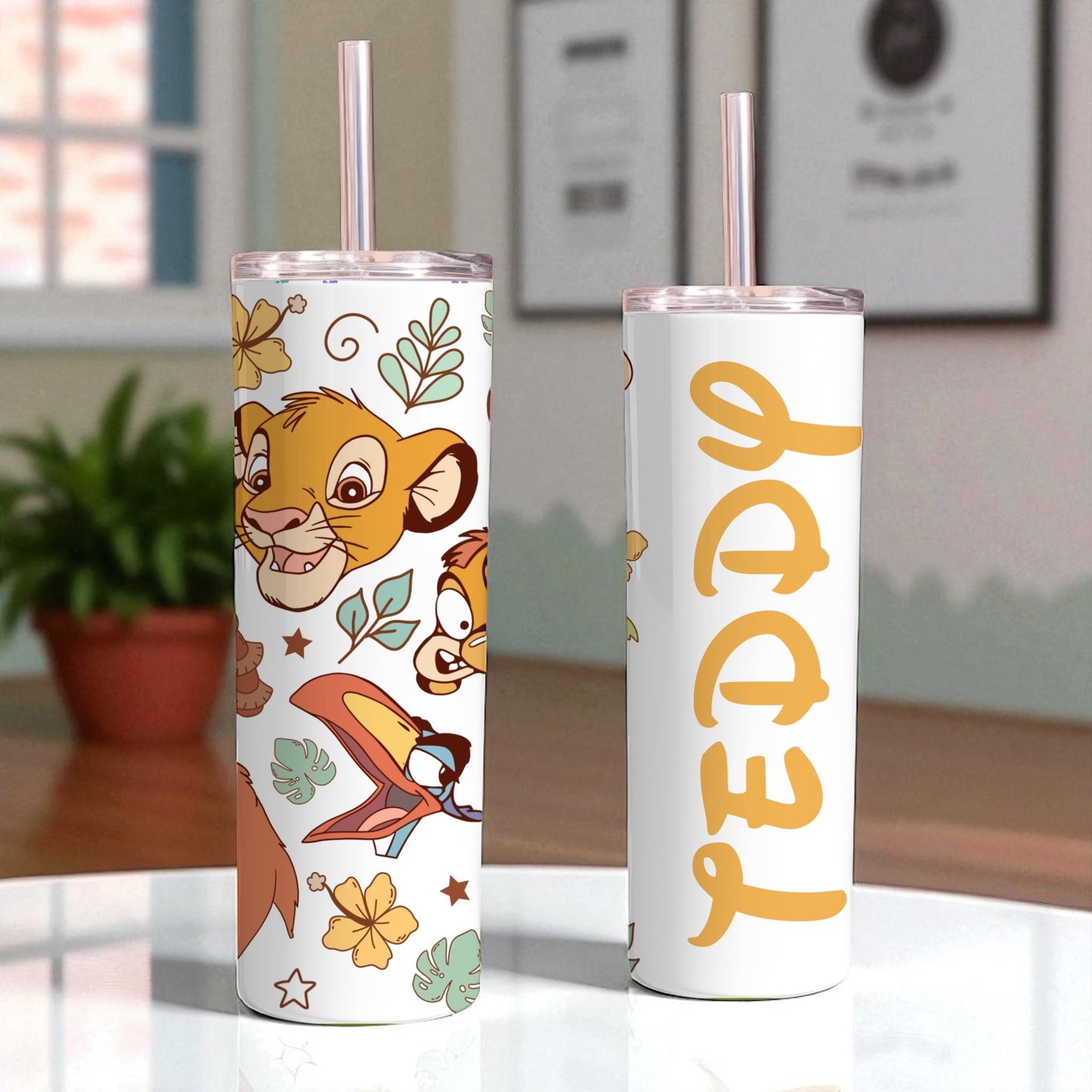Lion and friends tumblers 15/20oz - Glamorous Boutique