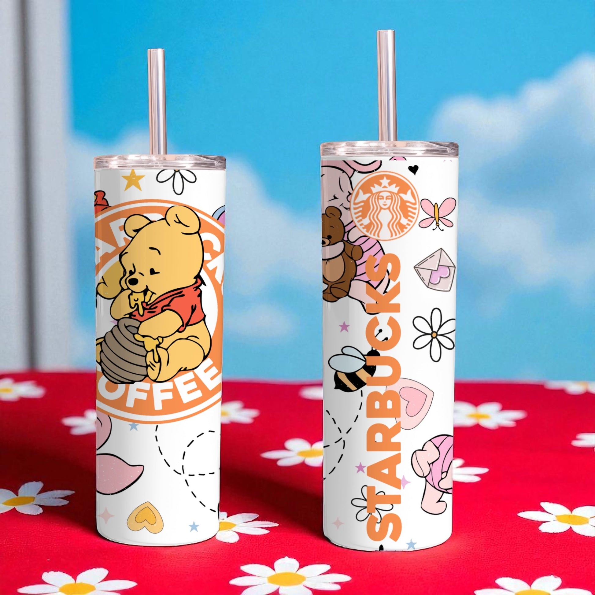 Honey coffee tumblers 15/20oz - Glamorous Boutique