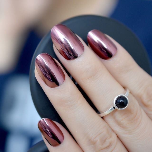 Short Acrylic false nails - Glamorous Boutique