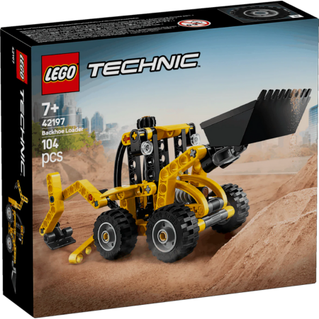 Lego Technic 42197 Backhoe Loader Buildable Playset for Ages 7 and Up - Glamorous Boutique