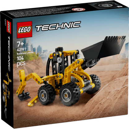 Lego Technic 42197 Backhoe Loader Buildable Playset for Ages 7 and Up - Glamorous Boutique