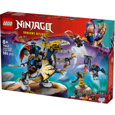 Lego Ninjago 71843 Rogue's Mech Dragon Rider Playset for Ages 8 and Up - Glamorous Boutique