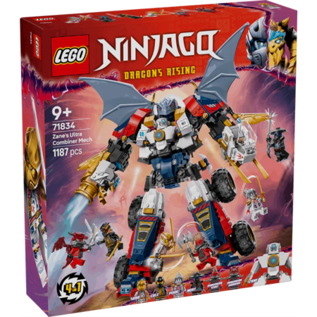 Lego Ninjago 71834 Zane's Ultra Combiner Mech Playset for Ages 9 & Up - Glamorous Boutique