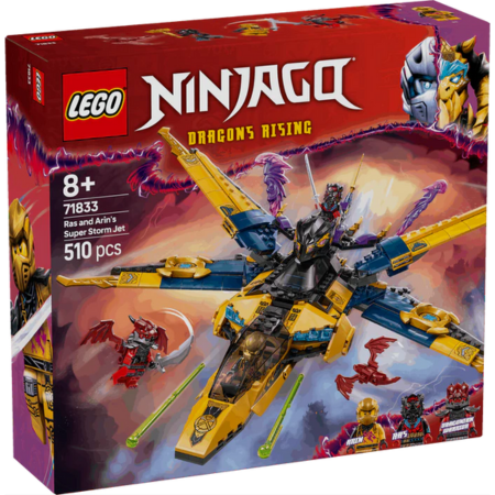 Lego Ninjago 71833 Ras and Arin's Super Storm Jet Playset for Ages 8+ - Glamorous Boutique