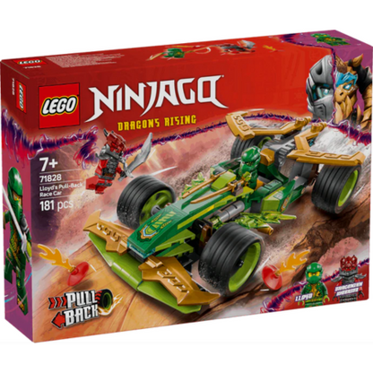 Lego Ninjago 71828 Lloyd's Pull-Back Race Car Playset for Ages 7 & Up - Glamorous Boutique