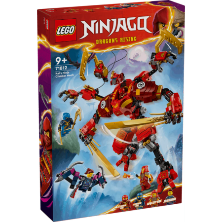 Lego Ninjago 71812 Kai's Ninja Climber Mech Playset for Ages 9 and Up - Glamorous Boutique