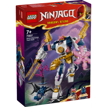 Lego Ninjago 71807 Sora's Elemental Tech Mech Playset for Ages 7 & Up - Glamorous Boutique