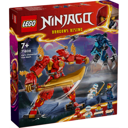 Lego Ninjago 71808 Kai's Elemental Fire Mech Playset for Ages 7 and Up - Glamorous Boutique