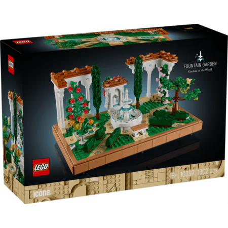 Lego Icons 10359 Fountain Garden Building Set for Adults Ages 18 & Up - Glamorous Boutique