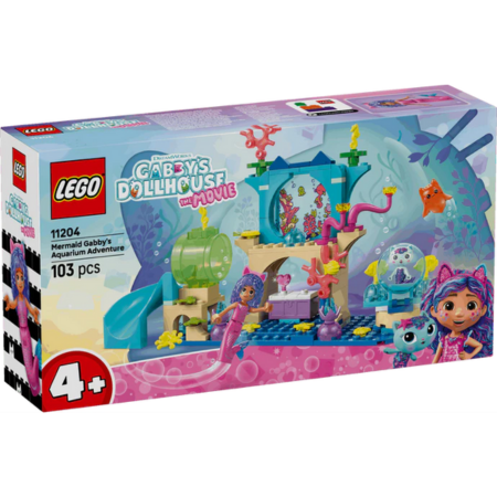 Lego Gabby's Dollhouse 11204 Mermaid Gabby's Aquarium Adventure Age 4+ - Glamorous Boutique