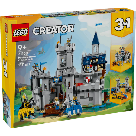 Lego Creator 3 in 1 31168 Medieval Horse Knight Castle for Ages 9 & Up - Glamorous Boutique