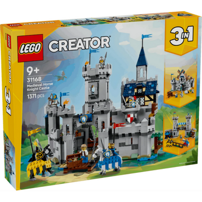 Lego Creator 3 in 1 31168 Medieval Horse Knight Castle for Ages 9 & Up - Glamorous Boutique