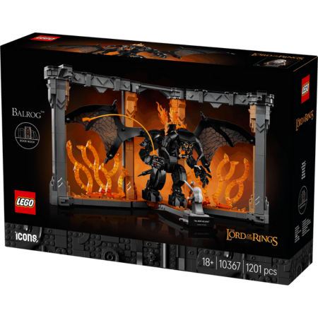 Lego Icons 10367 The Lord of the Rings: Balrog Book Nook for Ages 18+ - Glamorous Boutique