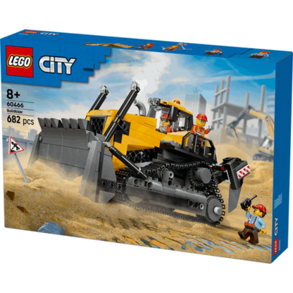 Lego City Big Vehicles 60466 Yellow Bulldozer Playset for Ages 8 & Up - Glamorous Boutique