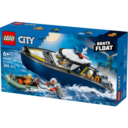 Lego City Police 60456 Police Boat Chase Toy Playset for Ages 6 and Up - Glamorous Boutique