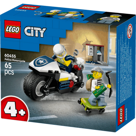 Lego City Police 60455 Police Motorcycle Chase Playset for Ages 4 & Up - Glamorous Boutique