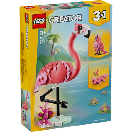 Lego Creator 3 in 1 31170 Wild Animals: Pink Flamingo for Ages 8 & Up - Glamorous Boutique