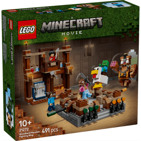 Lego Minecraft Movie 21272 Woodland Mansion Fighting Ring for Ages 10+ - Glamorous Boutique