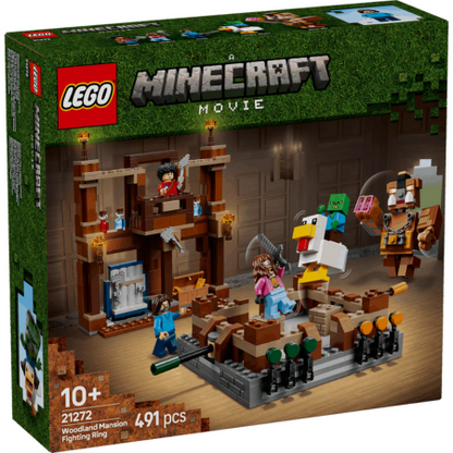 Lego Minecraft Movie 21272 Woodland Mansion Fighting Ring for Ages 10+ - Glamorous Boutique