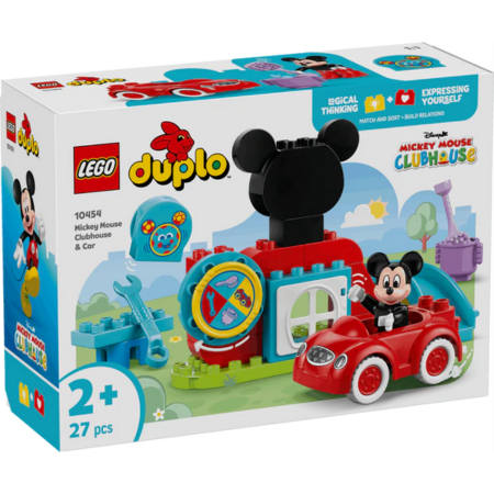 Lego Duplo Disney 10454 Mickey Mouse Clubhouse & Car for Ages 2 and Up - Glamorous Boutique