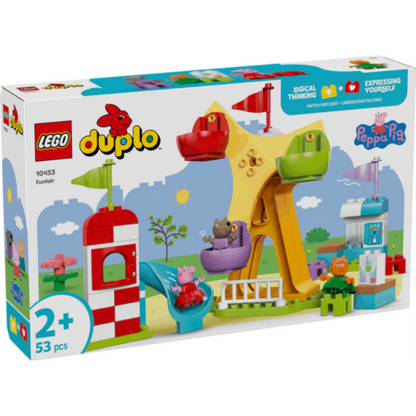 Lego Duplo 10453 Peppa Pig Funfair Playset for Toddlers Ages 2 and Up - Glamorous Boutique