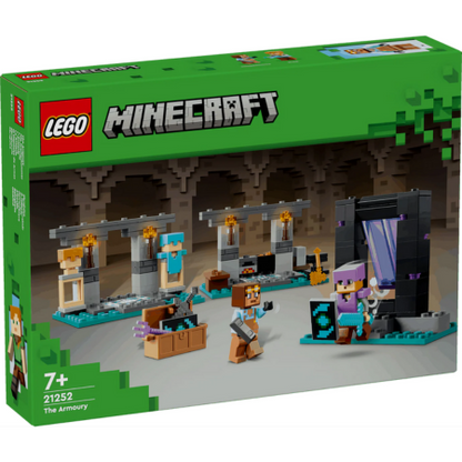 Lego Minecraft 21252 The Armoury Buildable Toy Playset for Ages 8 & Up - Glamorous Boutique