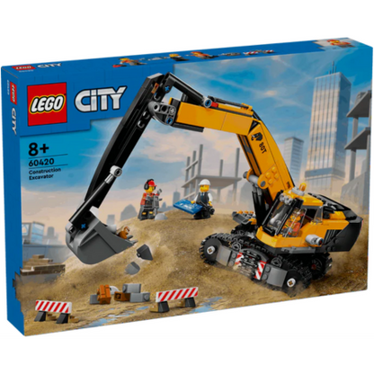 Lego City 60420 Yellow Construction Excavator Playset for Ages 8 & Up - Glamorous Boutique