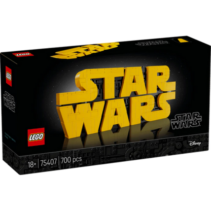 Lego Star Wars 75407 Brick-Built Star Wars Logo for Adults Ages 18+ - Glamorous Boutique