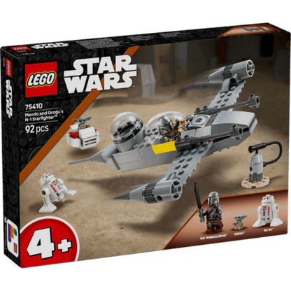Lego Star Wars 75410 Mando and Grogu's N-1 Starfighter for Ages 4 & Up - Glamorous Boutique