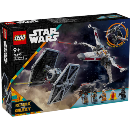 Lego Star Wars 75393 TIE Fighter & X-Wing Mash-up Playset for Ages 10+ - Glamorous Boutique